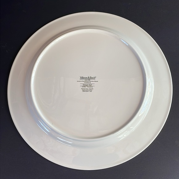 Villeroy & Boch Design Naif 12” Porcelain Chop Plate Round Platter Noah’s Arc - Picture 4 of 7